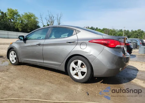 2013 Hyundai Elantra Gls from USA, damaged, VIN 5NPDH4AEXDH366696